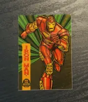 1993 Skybox Iron Man & 1994 Marvel Universe Suspended Animation Iron Man Lot