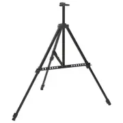 Adjustable Black Metal Display Easel for Art Presentations or Signage