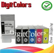 6 PK PFI-120 Ink Cartridge For Canon ImagePROGRAF TM200 TM300 TM305 GP-200