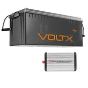 VoltX 300Ah 12V Lithium Battery + 2KW Inverter