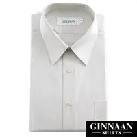 在飛比找PChome24h購物優惠-【GINNAAN 】簡約奢華優質長袖襯衫(自然綠白條)