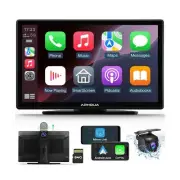 [2024] Apple Carplay Screen for Car with 2.5K Dash Cam, Bluetooth Car Audio S...