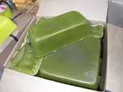 30lb Green Unscented layered Paraffin Wax candle making wood sealer Firestarter