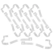 10 Pcs Sandal Shoes Support Stand Acrylic Risers for Display Man