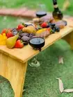 Portable Wine & Grazing Table - Folding Picnic Table