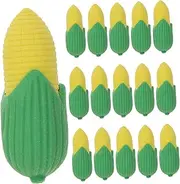 TEMPNAP 100pcs Fun Corn Erasers for Cute Daily Use Pencil Erasers Mini Stationery Supply for Classroom Safe TPR Material for Writing and Creative Projects