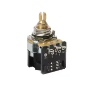CTS Push-pull Pot, DPDT, Split shaft, 500K-ohm (CTS #450S 3910)