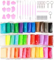 36 Colors Air Dry Soft Modeling Clay, Air Clay for Kids Slime Making，Plasticine