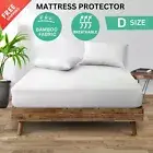 Double Bamboo Mattress Protector Water Resistant Anti-alergy Dust Mite Resistant