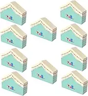 10pcs House Shaped Favor Boxes for Cookies Candy Cute Treat Boxes for Birthday Parties Celebrations Multi Occasion Use for Sweets Goodies