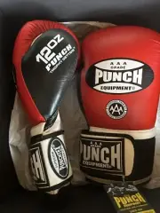 Punch Trophy Getters Commercial Boxing Gloves Size 12oz Red