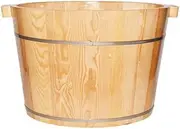 Wood Foot Bath Bucket Foot Tub for Soaking Feet Pedicure Foot Bath, Foot Soak Bucket, Large Foot Bath Basin, Wood Bucket for Home Super Easy to use Interesting