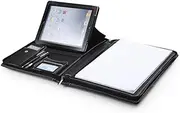 Premium Portfolio Case with Shoulder Strap for The New 9.7 iPad/iPad Air and MacBook in Black