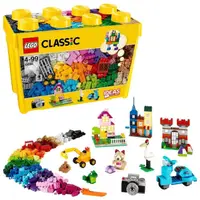 在飛比找momo購物網優惠-【LEGO 樂高】經典套裝 10698 樂高大型創意拼砌盒桶
