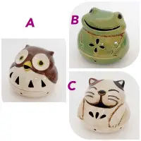 在飛比找Yahoo!奇摩拍賣優惠-貓頭鷹、青蛙 、貓咪蚊遣 蚊香盒（三款單賣）