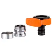 Claber 8587- 3/4" Quick-Fit Tap Connector Set with Metal Filter-Aerator for Hose