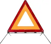 Ring Automotive RCT1370 E Approved Warning Triangle for Cars - Emergency Warning Triangle with Case, Perfect for EU Driving