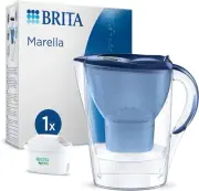 BRITA Water Filter Jug Marella Blue (2.4L) incl. 1x MAXTRA PRO Pure Performance