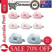 8 pcs cloud-shaped mini pocket box knives retractable. Cutter Retractable Blade