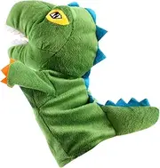 Kisangel Creative Plush Dinosaur Hand Puppet for Comfortable Interactive Plaything for Parent Bonding Lightweight Plush Hand Puppet for Indoor Outdoor Fun