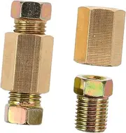 Anneome Versatile Car Accessories Thread Tube Hose Fittings Brake Union Fittings Assortment Thread Brake Line Repair Kit Easy Install