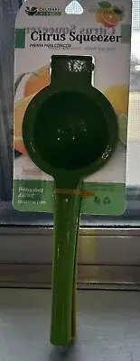 Culinary Elements Metal Lemon and Lime Squeezer: Manual Press, Easy to Use Ci...