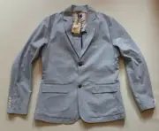 * Pepe Jeans CAMBRIDGE UNIVERSITY MELLOR Sommer Sakko Gr. S NEU Blau