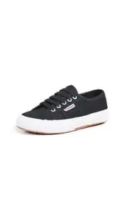 Superga Unisex 2750 Cotu Classic Sneaker,Black,35 EU (Women's 5 M US/Men's 3.5
