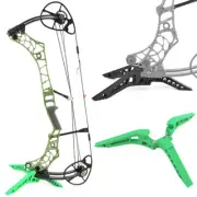 Compound Bow Tripod Stand Holder Kick Rack Support 3D Target Archery Shooting