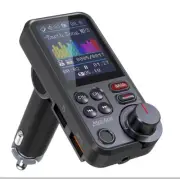 Nulaxy FM Bluetooth Transmitter for car, Strong Microphone Bluetooth Car Radio A