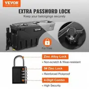 Truck Bed Storage Box, Lockable Swing Case with Password Padlock, 6.6 Gal/25 L ABS Wheel Well Tool Box, Waterproof and Durable, Compatible with Ford F-150 2015-2021, Drivers Side