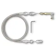 Lokar Carb Accelerator Cable TC-1000HT48; Hi-Tech 48 in. SS Universal No Bracket