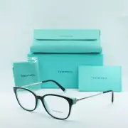 NEW TIFFANY & Co. TF2177F 8055 Black On Tiffany Blue 54mm Eyeglasses