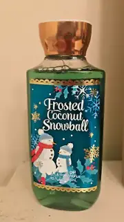 Bath & Body Works Frosted Coconut Snowball Shower Gel 10 oz Earlier Release NEW