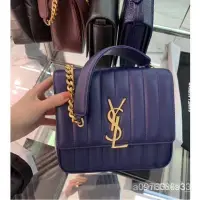 在飛比找Yahoo!奇摩拍賣優惠-【日本二手】YSL VICKY SMALL19 新款 金扣 