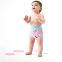 在飛比找momo購物網優惠-【Splash About 潑寶】尿布褲 3D 游泳- 粉紅