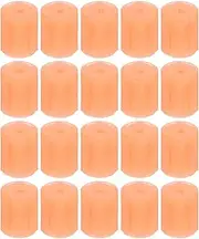 uxcell 20 PCS Tire Valve Stem Caps, 8MM Car Wheel Valve Cap Universal Air Valve Cover Vehicle Exterior Accessories for Car Bike Motorcycle Truck, Orange