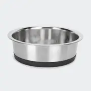 Pet Bowl Stainless Steel & Rubber - Large