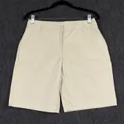 R.M. Williams Stockyard Womens 10 Yulara Chino Shorts Creamy Beige Mid Rise NWT