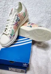Adidas Stan Smith Pride Mens 9.5 Originals GX6394 Cream White X Kris Andrew Sm