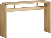HOLGVE Console Table, Wood Entryway Table, Sofa Table, Narrow Behind Couch Table, No Assembly Required Hallway Table, Contemporary Accent Table(39.3inch/100cm)