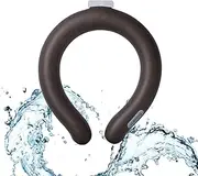 Neck Cooler | Cooling Neck Wraps, Neck Cooling Tube, Wearable, Personal Air Conditioner for Summer, Hot Weather, Freeze Below 64°F, Cold Ice Pack Gel for Outdoor Workers, Sports (Jumbo, Black)