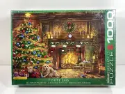 "Festive Labs" 1000 Piece Puzzle Davison Jigsaw Holiday Christmas Labrador Puppy