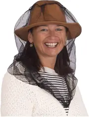 Premium Mosquito Head Net | Ultra Large & Long, Extra Fine Holes, Mesh | Insect
