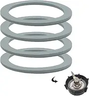Blender Gasket Replacement Parts, Rubber Ring Seal Rings Blender Accessories for Oster and Osterizer Blender (4 Pieces)