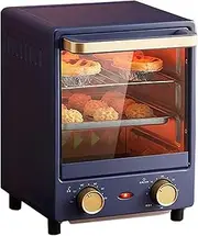 Air Fryer Toaster Oven 12L Convection Mini Oven 800W Large Oven, Counter Grill, Multifunctional Automatic Toaster, Cake Pizza Bread Breakfast Toaster