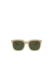 Persol Square Frame Sunglasses 56 opal beige