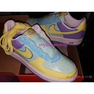 全新台灣公司貨 Nike air force 1 premium 漆皮亮面復活節彩蛋2代 af1 easter egg