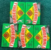 6 ~ 1989 Bowman Baseball ~ Unopened Sealed Wax Pack ~ With 12 Cards Each ~ NIP