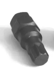 8 point/star key to 3/4 or 13/16 Hex, tuner wheel lug nut key socket adapter